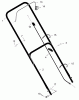 Murray 20465x8B - Scotts 20" Walk-Behind Mower (1999) (Home Depot) Pièces détachées Handle Assembly