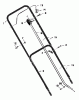 Murray 20505x62B - B&S/ 20" Walk-Behind Mower (1997) (Home Base) Pièces détachées Handle Assembly