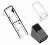 Murray 20606x30C - 20" Walk-Behind Mower (2001) Pièces détachées Handle & Bag Assembly