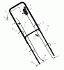 Murray 20615x8B - Scotts 20" Walk-Behind Mower (1999) (Home Depot) Pièces détachées Handle Assembly