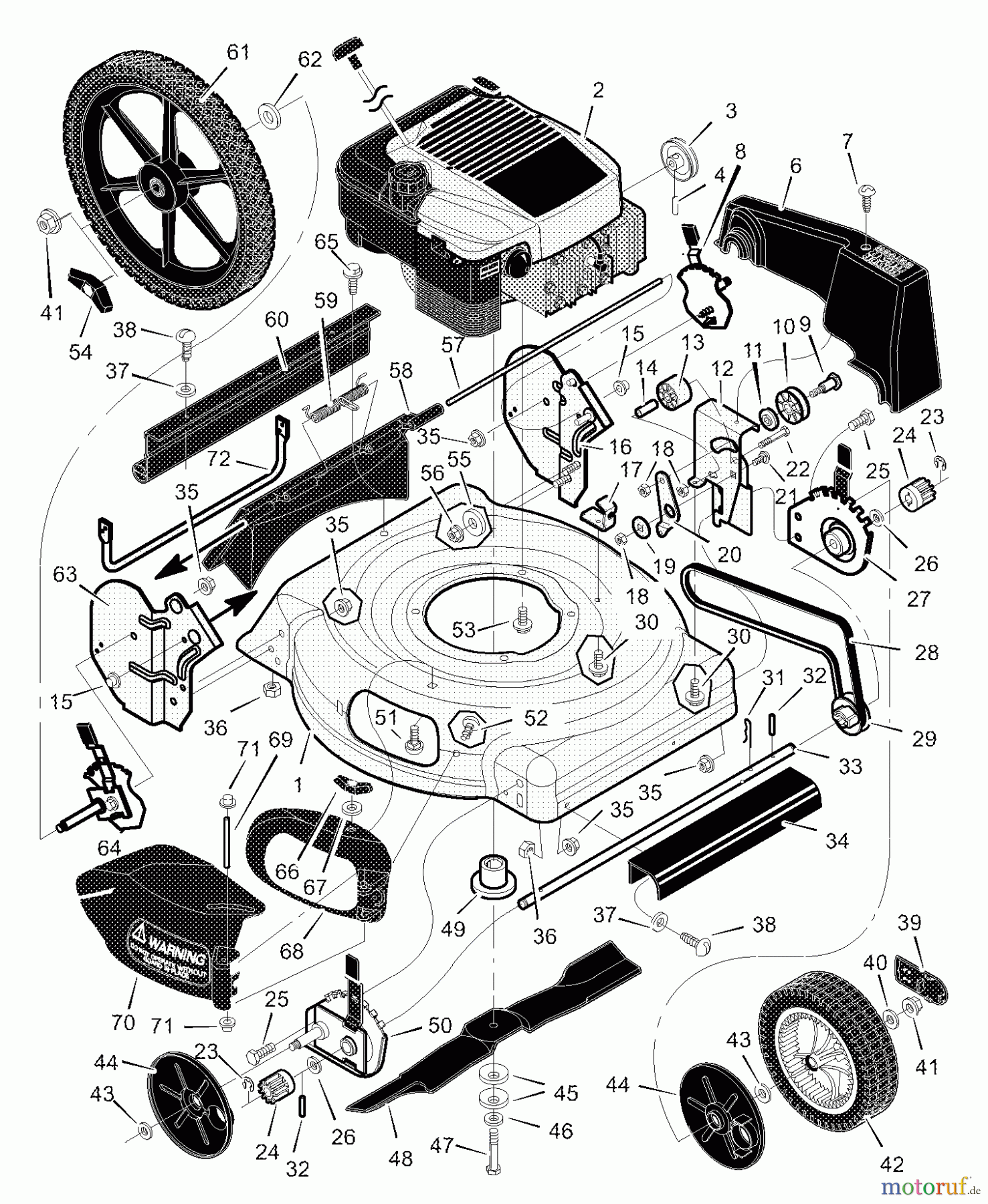 Murray Rasenmäher 20645x92A - B&S/Murray 20