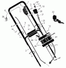 Murray 20715x92A - B&S/ 20" Walk-Behind Mower (1999) (Walmart) Pièces détachées Handle Assembly