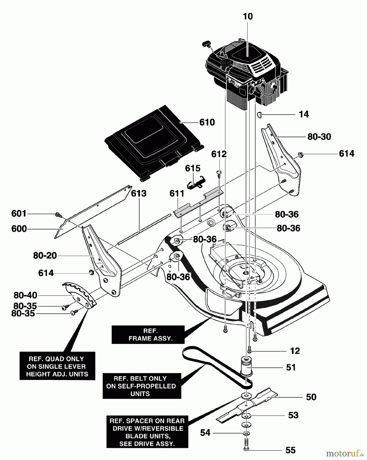  Murray Rasenmäher 218910x43F - Yard King 21