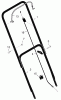 Murray 220012x92A - B&S/ 22" Walk-Behind Mower (2005) (Walmart) Pièces détachées Handle Assembly