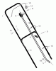 Murray 22105x92A - B&S/ 22" Walk-Behind Mower (1998) (Walmart) Pièces détachées Handle Assembly