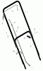 Murray 22107A - 22" Walk-Behind Mower (1999) Pièces détachées Handle Assembly