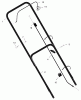 Murray 221110x192B - B&S/ 22" Walk-Behind Mower (2002) (Walmart) Pièces détachées Handle Assembly