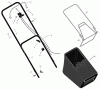 Murray 222390x31C - Scotts 22" Walk-Behind Mower (2004) (Home Depot) Pièces détachées Handle & Bag Assembly