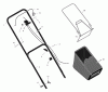 Murray 222390x99B - B&S/ 22" Walk-Behind Mower (2002) (AAFES) Pièces détachées Handle And Bag Assembly