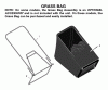 Murray 22265x8J - Scotts 22" Walk-Behind Mower (2004) (Home Depot) Pièces détachées Bag Assembly