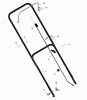 Murray 22315x8D - Scotts 22" Walk-Behind Mower (2002) (Home Depot) Pièces détachées Handle Assembly
