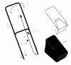 Murray 223310x31A - Scotts 22" Walk-Behind Mower (2005) (Home Depot) Pièces détachées Handle & Bagger Assembly
