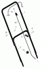 Murray 224010x24C - B&S/ 22" Walk-Behind Mower (2005) (Meijer) Pièces détachées Handle Assembly
