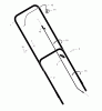 Murray 22405x30A - 22" Walk-Behind Mower (1999) Pièces détachées Handle Assembly
