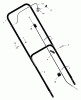 Murray 224110x8C - Scotts 22" Walk-Behind Mower (2004) (Home Depot) Pièces détachées Handle Assembly