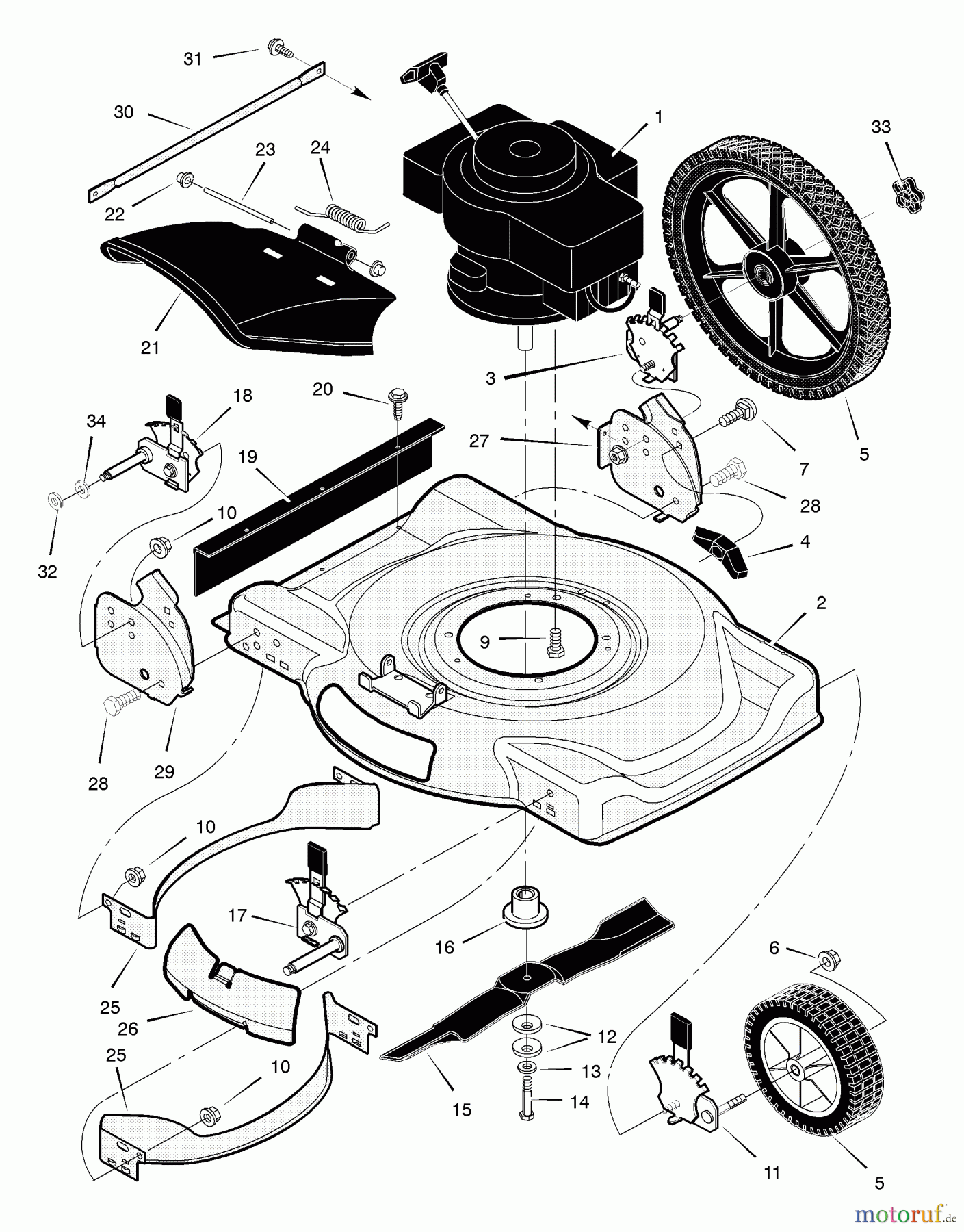  Murray Rasenmäher 22506D - Murray 22