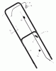 Murray 22506x30B - 22" Walk-Behind Mower (2002) Pièces détachées Handle Assembly