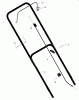 Murray 225111x99A - B&S/ 22" Walk-Behind Mower (2004) (AAFES) Pièces détachées Handle Assembly