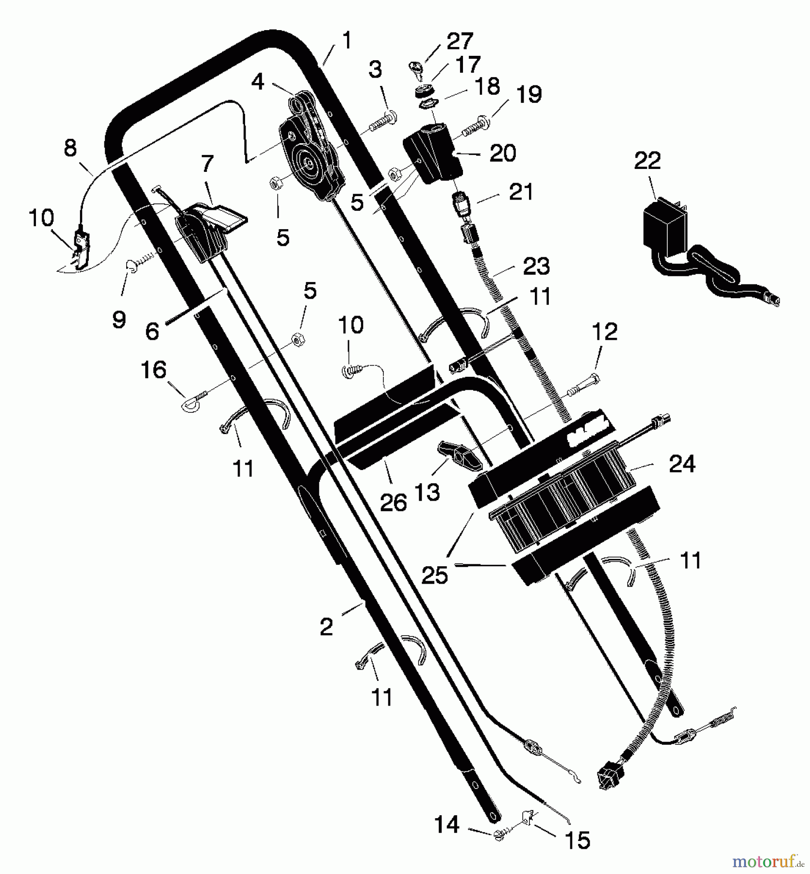  Murray Rasenmäher 22705x92A - B&S/Murray 22