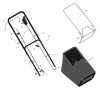 Murray 22815x31A - Scotts 22" Walk-Behind Mower (2001) (Home Depot) Pièces détachées Handle & Bag Assembly