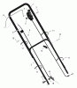 Murray 22815x8A - Scotts 22" Walk-Behind Mower (2000) (Home Depot) Pièces détachées Handle Assembly