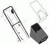 Murray 228511x31A - Scotts 22" Walk-Behind Mower (2002) (Home Depot) Pièces détachées Handle And Bag Assembly