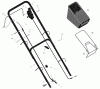 Murray 228511x8B - Scotts 22" Walk-Behind Mower (2002) (Home Depot) Pièces détachées Handle And Bag Assembly