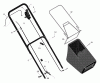 Murray 228530x7A - Scotts 22" Walk-Behind Mower (2001) (Home Depot) Pièces détachées Handle & Bag Assembly
