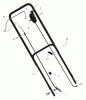Murray 228610x6B - Ultra 22" Walk-Behind Mower (2001) Pièces détachées Handle Assembly