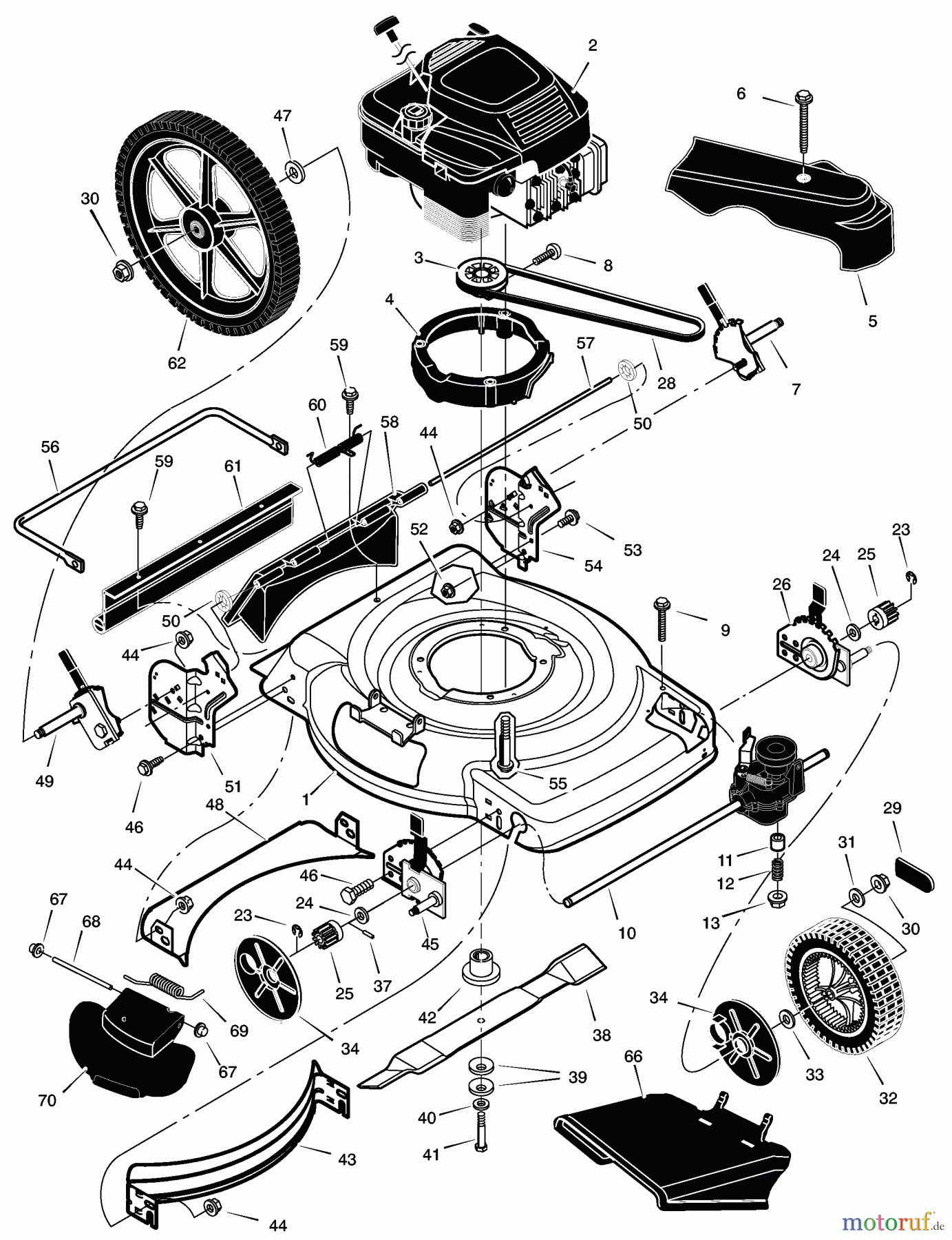  Murray Rasenmäher 229160x199A - B&S/Murray 22