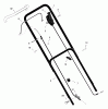 Murray 229510x48B - B&S/ 22" Walk-Behind Mower (2004) (Mills) Pièces détachées Handle Assembly