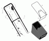 Murray 229610x199A - B&S/ 22" Walk-Behind Mower (2003) (AAFES) Pièces détachées Handle And Bag Assembly