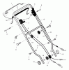 Murray 261010x89B - Yard King Performance 26" Walk-Behind Mower (2002) Pièces détachées Handle Assembly