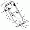 Murray 261011x89A - Yard King Performance 26" Walk-Behind Mower (2002) Pièces détachées Handle Assembly