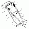 Murray 261031x692A - Stanley 26" Walk-Behind Mower (2001) Listas de piezas de repuesto y dibujos Handle Assembly