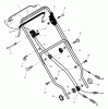 Murray 261031x692B - Stanley 26" Walk-Behind Mower (2002) Pièces détachées Handle Assembly