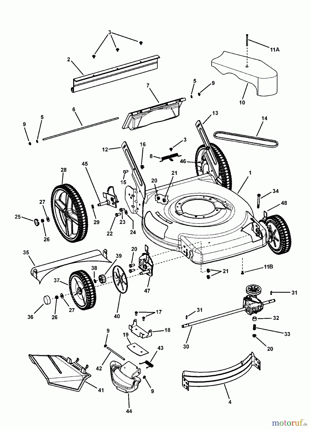  Murray Rasenmäher BTP2265HW (7800267) - Brute 22