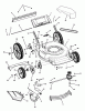 Murray BTP22675HW (7800477) - Brute 22" Walk-Behind Mower (2009) Listas de piezas de repuesto y dibujos Wheels & Covers Group