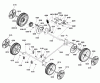 Murray BTXPV22700E (7800822) - Brute 22" Walk-Behind Mower (2011) Spareparts Wheels Group (7501792)
