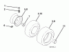Poulan / Weed Eater PO14542LT (96012011900) - Poulan Lawn Tractor (2011-03) Pièces détachées WHEELS TIRES