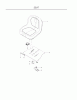 Poulan / Weed Eater 301ZX (966681701) - Poulan Pro 30" Zero-Turn Mower(2012-02) Listas de piezas de repuesto y dibujos SEAT