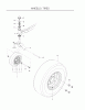 Poulan / Weed Eater 301ZX (966681701) - Poulan Pro 30" Zero-Turn Mower (2010-09) Spareparts WHEELS TIRES