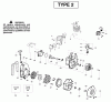 Poulan / Weed Eater SM400 (Type 2) - Poulan Pro Blower Pièces détachées Engine Type 2