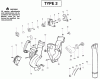Poulan / Weed Eater SM400 (Type 2) - Poulan Pro Blower Pièces détachées Housing Type 2