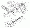 Shindaiwa 400 - Chainsaw Listas de piezas de repuesto y dibujos Kupplung mit automatischer Kettenbremse