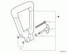 Shindaiwa LE254 - Hand Held Edger, S/N: T13212001001 - T13212999999 Pièces détachées Front Handle
