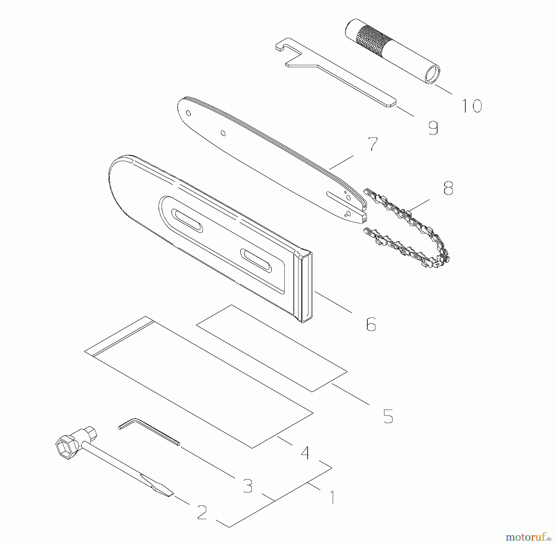  Shindaiwa Trimmer, Faden / Bürste 78702 - Shindaiwa Pole Saw / Pruner Attachment Tool Kit / Guide Bar / Chain