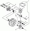 Shindaiwa C230 - String Trimmer / Brush Cutter, S/N: 36005611 - 36009050 Listas de piezas de repuesto y dibujos Clutch, Piston