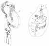 Shindaiwa C350 - String Trimmer / Brush Cutter, S/N: 9010921 - 9011920 Pièces détachées Debris Shield / Harness Assembly