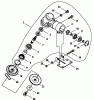 Shindaiwa C350 - String Trimmer / Brush Cutter, S/N: 9010921 - 9011920 Listas de piezas de repuesto y dibujos Gear Case